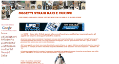 Desktop Screenshot of oggettistrani.com